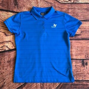 Kate Lord Bright Blue Polo Shirt Size‎ Medium